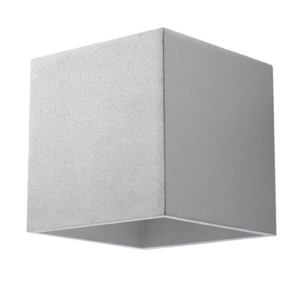 Wall lamp QUAD 1 grey