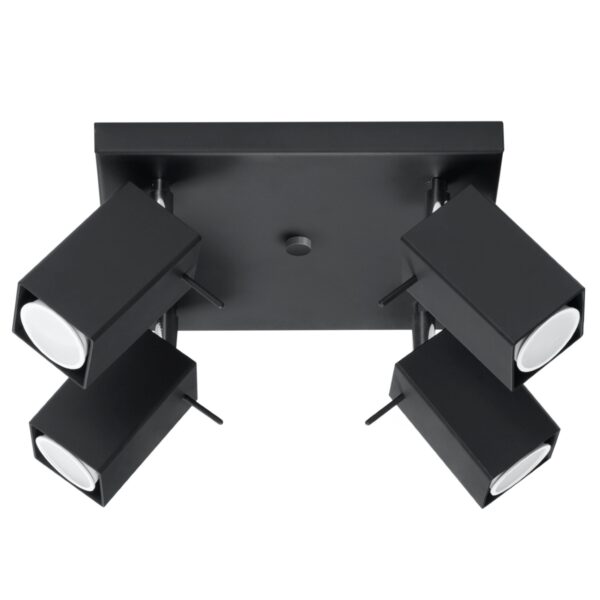 Ceiling lamp MERIDA 4 black