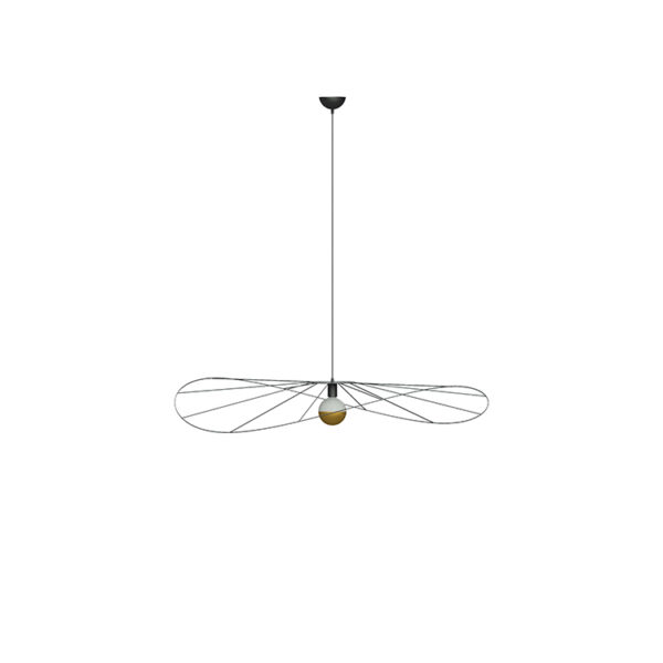 Pendant lamp ESKOLA 70 black