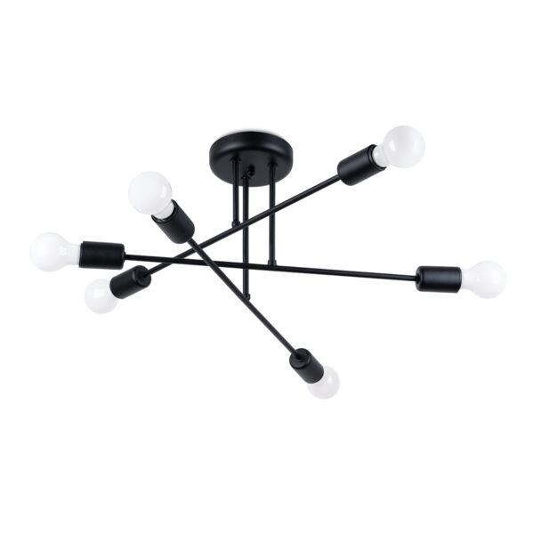 Chandelier NORAH 6R black