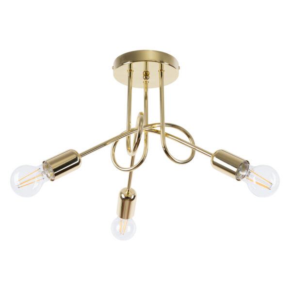 Chandelier SUPEŁ 3 gloss gold