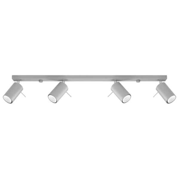 Ceiling lamp RING 4L grey