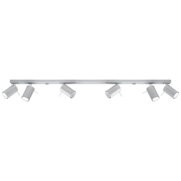 Ceiling lamp RING 6L grey
