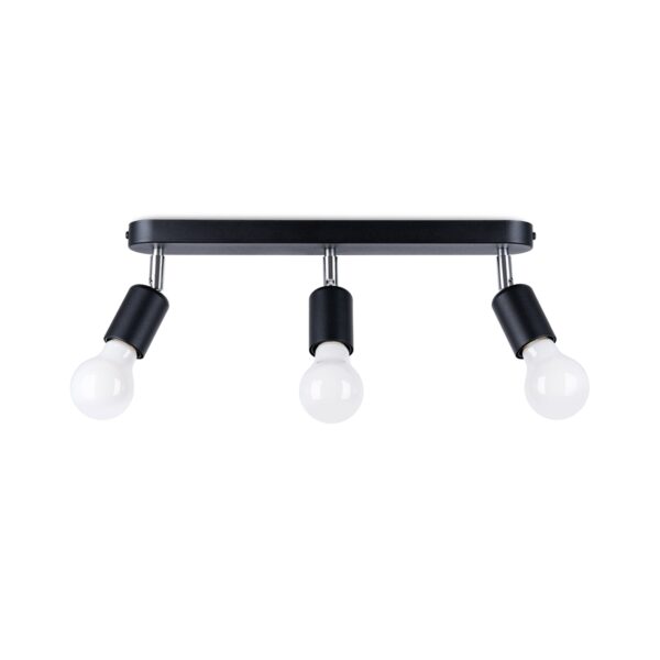 Ceiling lamp FORNES 3 black