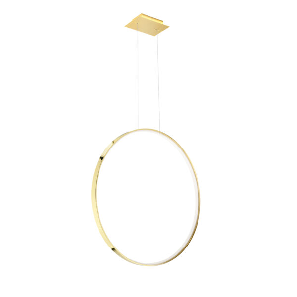 Pendant lamp RIO 78 polished gold LED 3000K