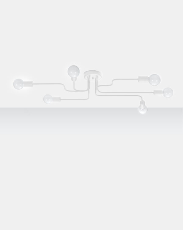 Chandelier HECTOR 6 white