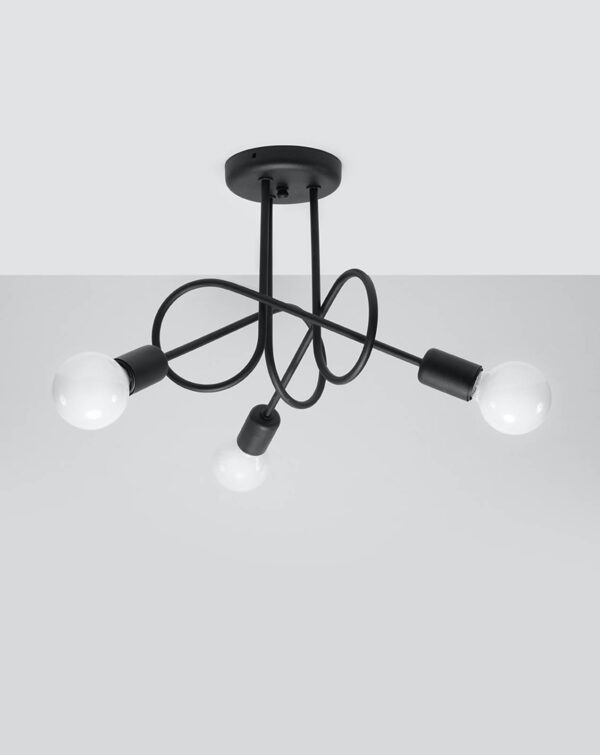 Chandelier SUPEŁ 3 black