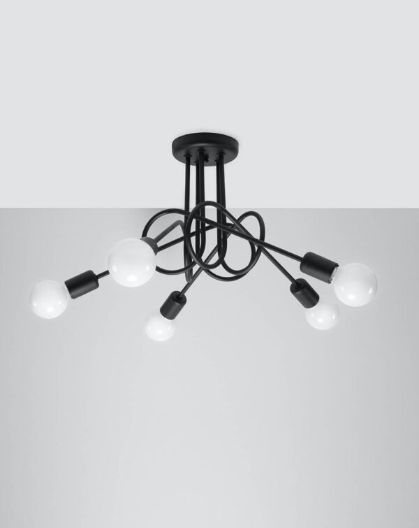 Chandelier SUPEŁ 5 black