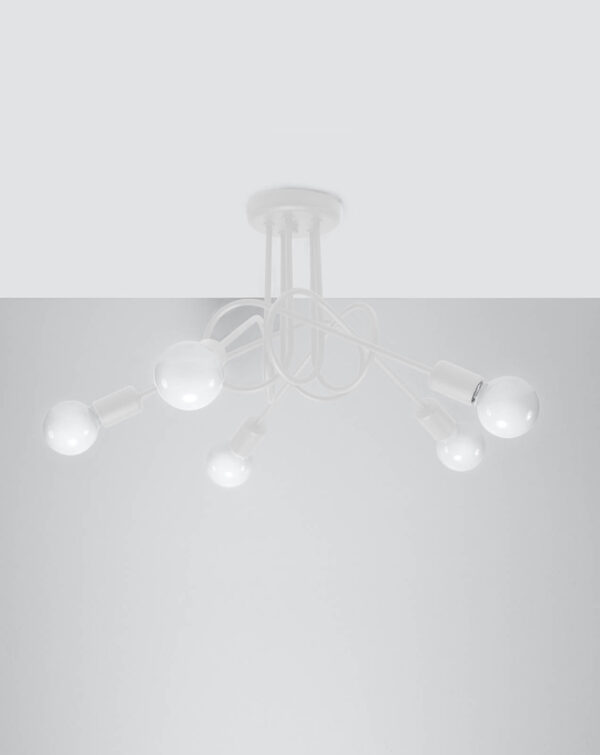 Chandelier SUPEŁ 5 white